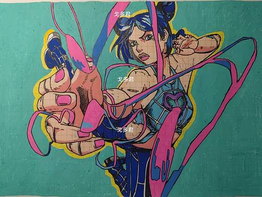 [JOJO/手繪/空調(diào)承太郎/空調(diào)徐倫]（個人主頁-ZNTU3NDA2OTY=） - 其他動漫 - 站酷設(shè)計師戈多君原創(chuàng)素材 - 站酷ZCOOL