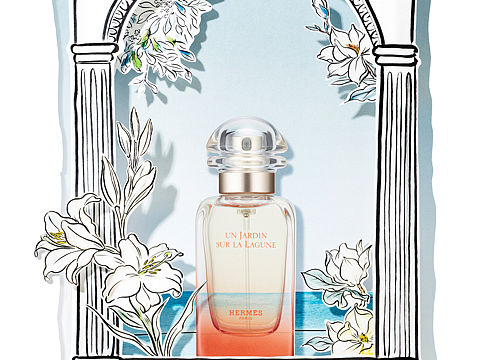 Bazaar&Hermes 㵼湖花园香水大片