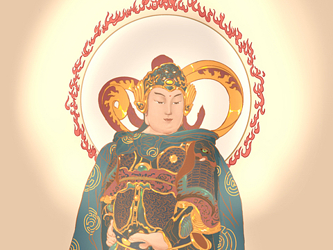 韦陀菩萨护法神_素材网站_图片免费下载-zcool站酷