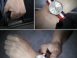 手表 真人佩戴拍摄，简简单单