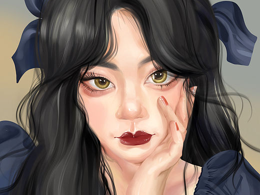 照片转插画—人像厚涂练习