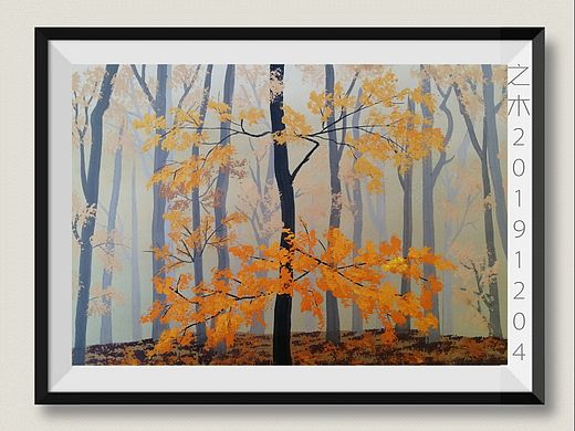 水粉风景画写生