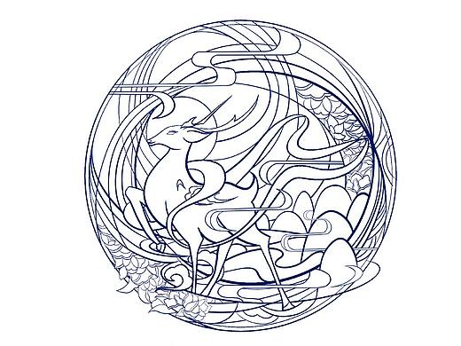 敦煌故事插画设计