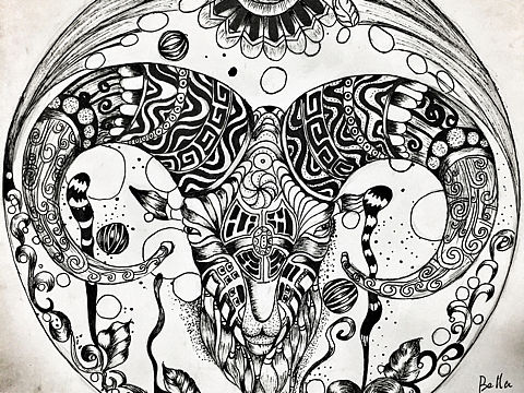 羊羊羊~好开星，画完啦
