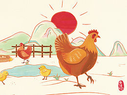 云味館餐飲商業(yè)插畫（拙樸？）