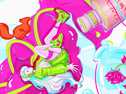 邂逅粉嫩多巴胺少女