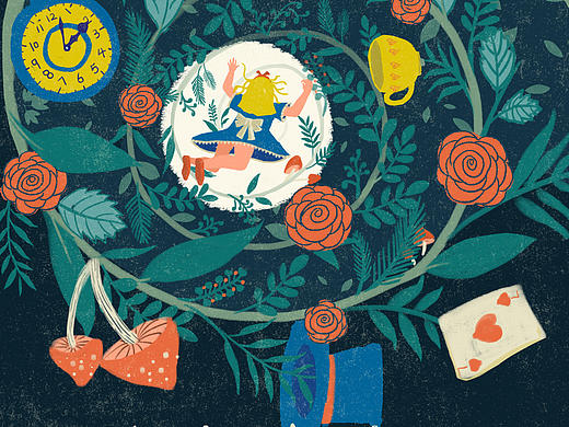 爱丽丝梦游仙境（个人主页-ZNDQ2OTgxODg=） - 绘本 - 站酷设计师西方有木原创素材 - 站酷ZCOOL