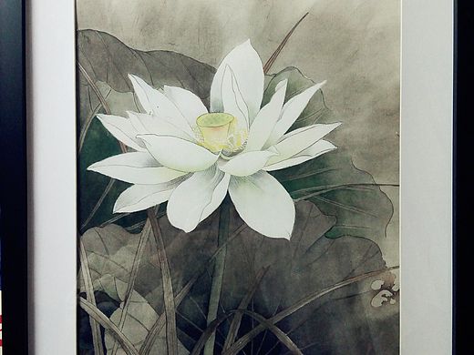 临摹王晓明工笔，荷韵