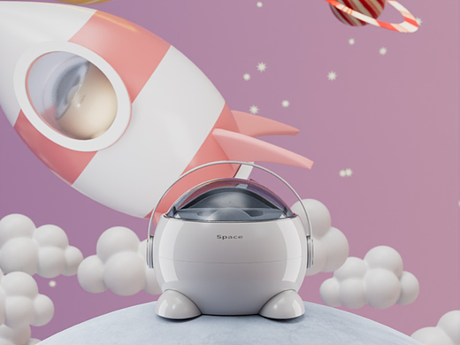 3D 太空马桶（个人主页-ZNjEzODU4MjA=） - 动画/影视 - 站酷设计师MrDou丶原创素材 - 站酷ZCOOL