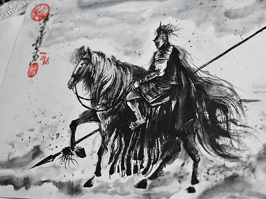 春分至 将军归 ……水墨涂鸦