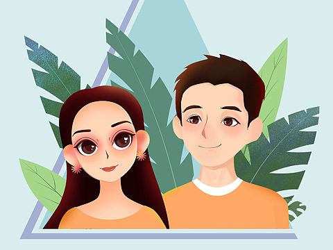 送朋友的的情侣头像~