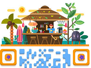 几款个性的二维码（个人主页-ZMTc2Njk2MzY=） - 主题/皮肤 - 站酷设计师EddisonLiao原创素材 - 站酷ZCOOL