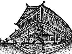 《琼游》视觉日记--记录旅途中的点滴 黑白装饰风格旅行绘本-云南篇