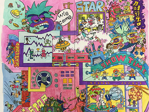 毕业创作第一稿 纸本水彩 五十✖️五十 2019.3