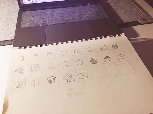 UI设计#LOGO设计#20个手绘LOGO草图#原创
