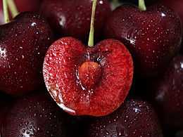 暗调车厘子拍摄