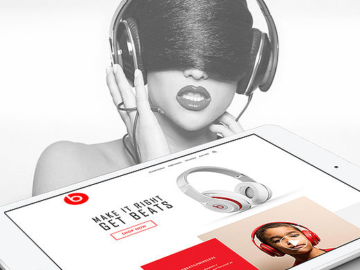 beats website redesign