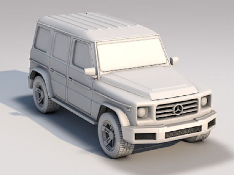 白模——奔驰大G