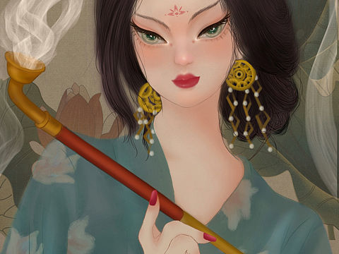 古风人物插画练习