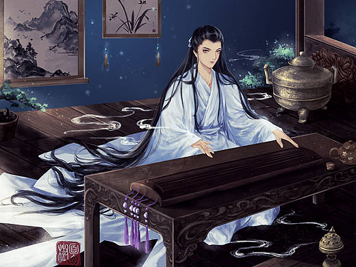 白子画（个人主页-ZNTQxMjE3NDQ=） - 艺术插画 - 站酷设计师面包树呀原创素材 - 站酷ZCOOL