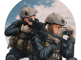 紅海行動(dòng)插畫(huà)練習(xí)