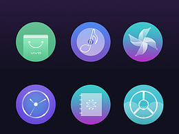 icon-微质感投影渐变