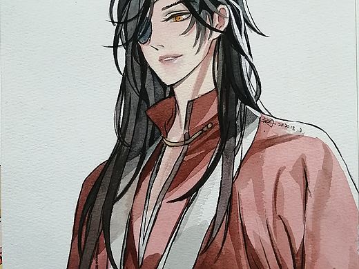 水彩手绘临摹作品
