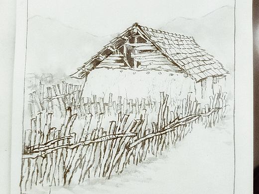 乡屋（个人主页-ZMzY3NzEwMDg=） - 艺术插画 - 站酷设计师叶靓790508原创素材 - 站酷ZCOOL