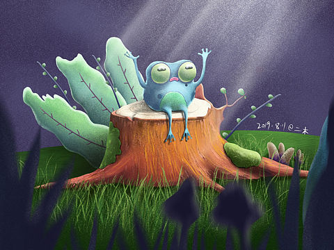 一只小青蛙