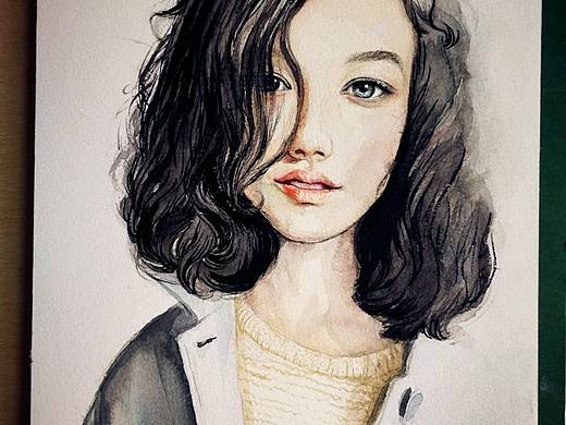 水彩人物