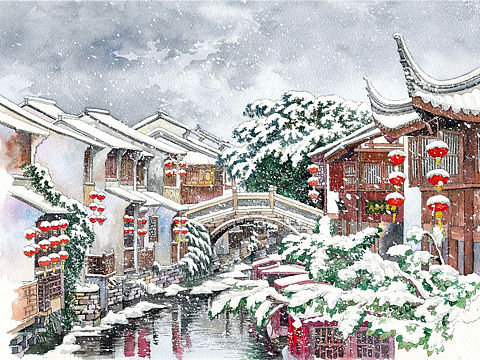 苏州一七里山塘