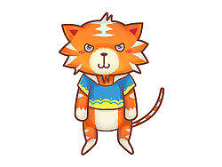 新的一套动物形象设定版权卖断出售,有意请联系.(附侧视图,坐,站两姿势)