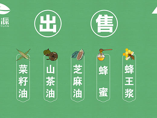 食用油农产品店铺指示招牌-户外广告牌