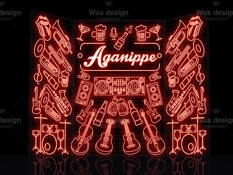 Aganippe 酒吧开业美陈.（个人主页-ZNDc3MTk4ODQ=） - 其他三维 - 站酷设计师羊不正1993原创素材 - 站酷ZCOOL