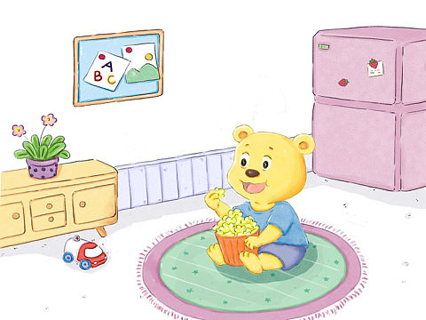 小熊系列（个人主页-ZNTc3MDU3Njg=） - 儿童插画 - 站酷设计师里里pzy原创素材 - 站酷ZCOOL