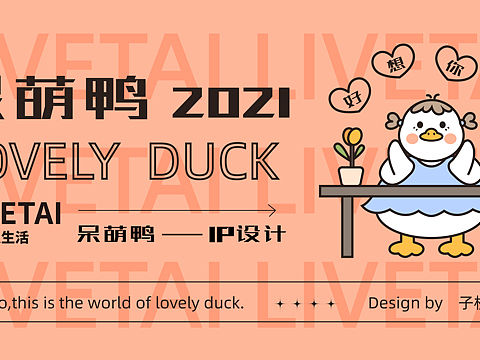 IP设计｜表情包设计｜呆萌鸭