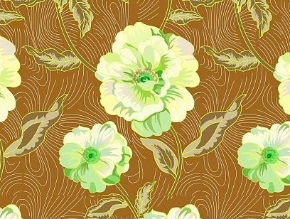 手绘花型