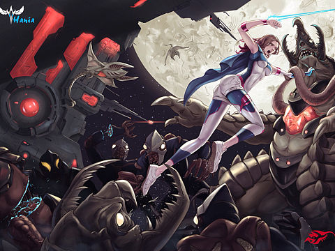 怪物宇宙開啟（個人主頁-ZMjk0Njk1Mjg=） - 創(chuàng)作習(xí)作 - 站酷設(shè)計(jì)師tonyzmk原創(chuàng)素材 - 站酷ZCOOL