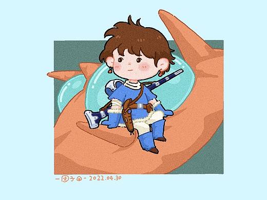 宫崎骏动画小插画练习-风之谷