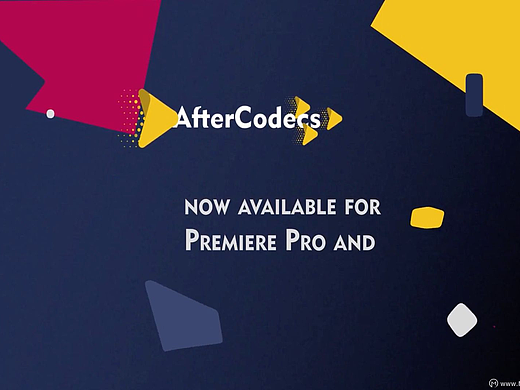 AfterCodecs for Mac(视频编码加速输出渲染插件) 