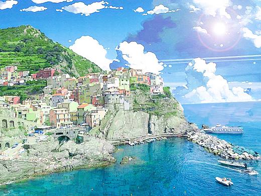 新海诚化的风景图