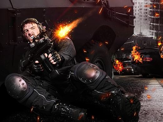 机械围城~海报合成 