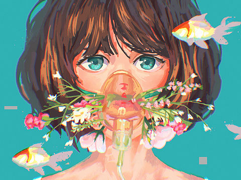 最近插画创作及色彩练习