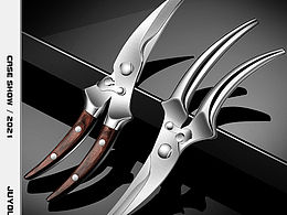 电商产品拍摄#不锈钢鸡骨剪