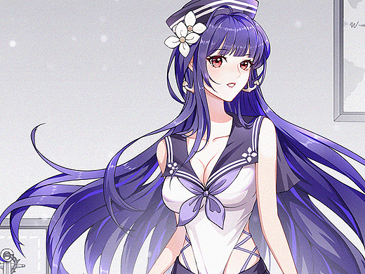 是水手服的姐姐啊~二次元角色设计