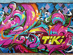 TIKI&nbsp;涂鸦&nbsp;作品。Graffiti