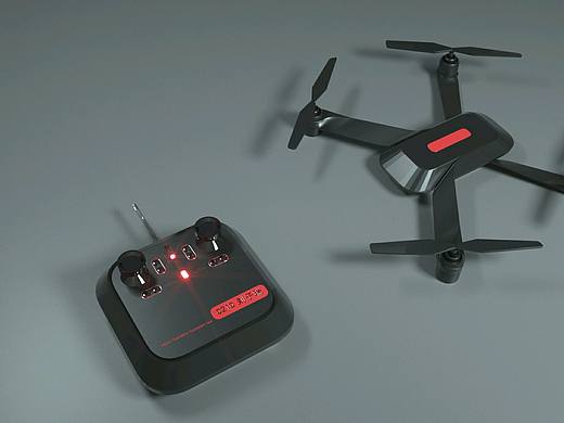 飞行器建模渲染练习