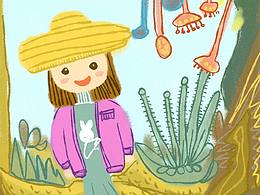 教你用15分鐘畫出兒童插畫。