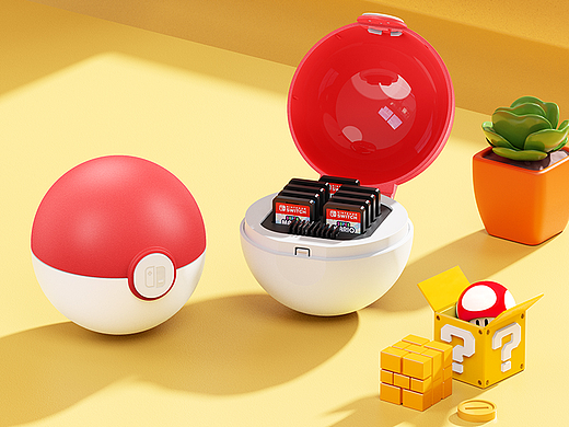 精灵球不倒翁 | 游戏卡带盒 | 详情页设计