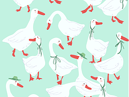 婴儿服装印花--宝宝睡衣手绘图案